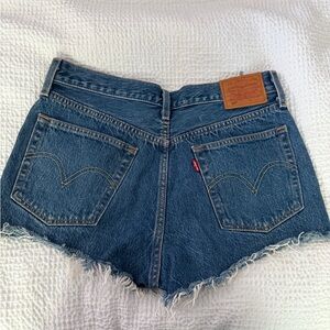 Levi's Women's Blue Denim Shorts